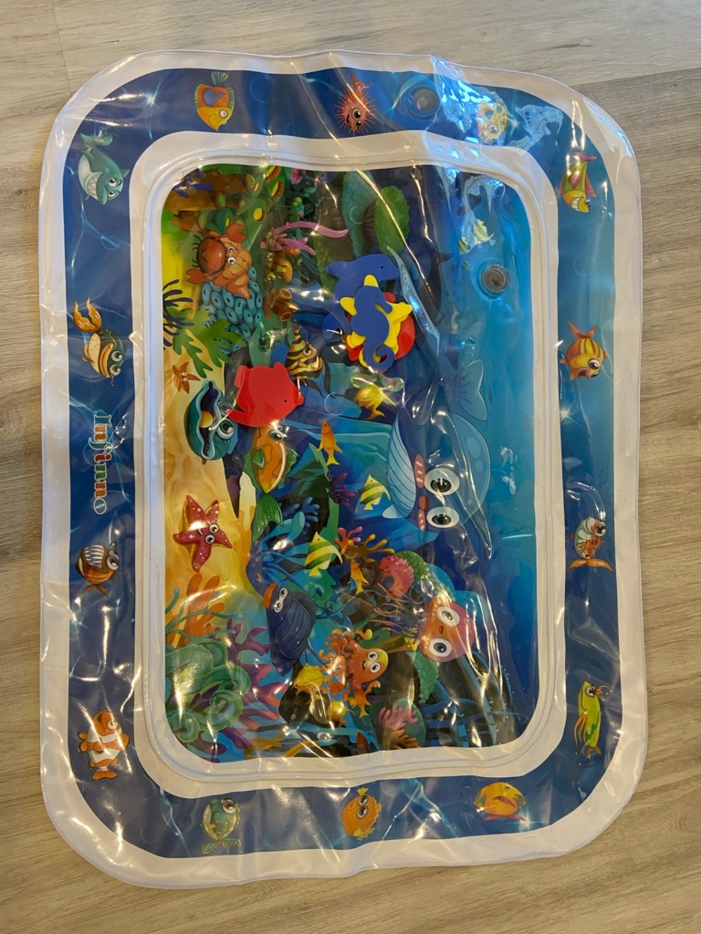 Ocean Adventure Inflatable Water Play Mat for Toddlers - Blue
